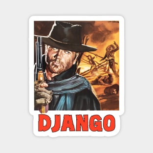 Django Movie Poster Magnet