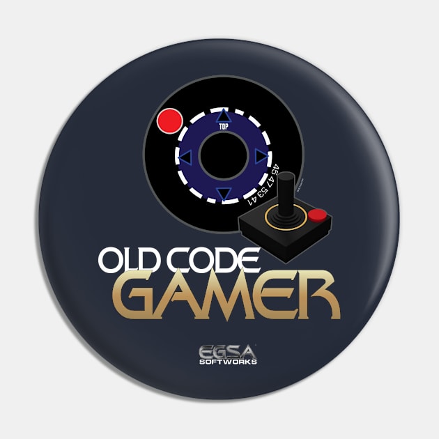 Egsa Old Code Gamer Pin by egsa