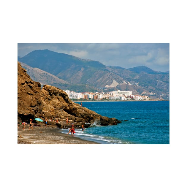 Penoncillo Beach Torrox Costa Nerja Spain by AndyEvansPhotos