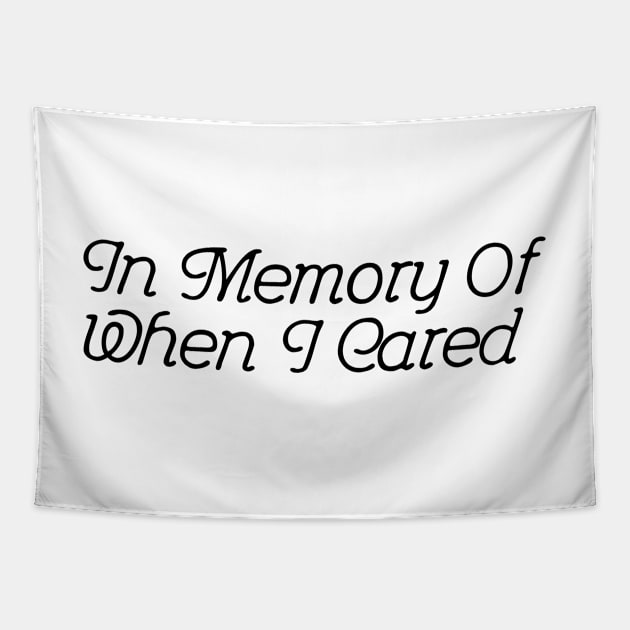 In Memory Of When I Cared - Retro Pink Tapestry by xxxJxxx