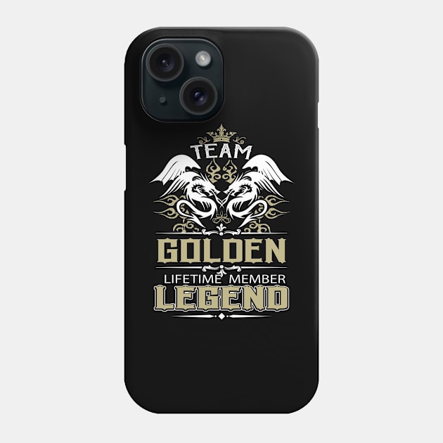 Golden Name T Shirt -  Team Golden Lifetime Member Legend Name Gift Item Tee Phone Case by yalytkinyq