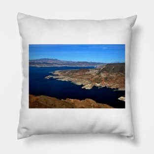 Lake Mead Arizona and Nevada USA America Pillow