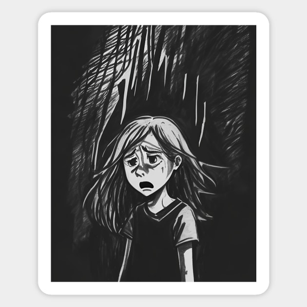 Fear and Despair - Sadness - Sticker | TeePublic