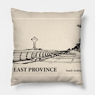 East Province - Saudi Arabia Pillow