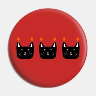 Catdle is Cat and Candle Pin