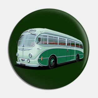 1952 AEC Regal Coach in light and dark green Pin