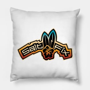 Salt Fix Summer Surfing design Pillow