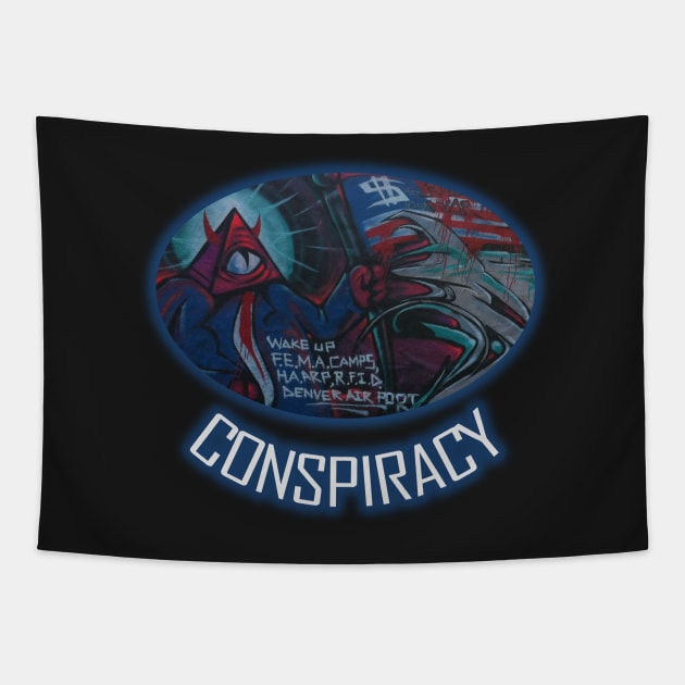 Conspiracy by Basement Mastermind Tapestry by BasementMaster