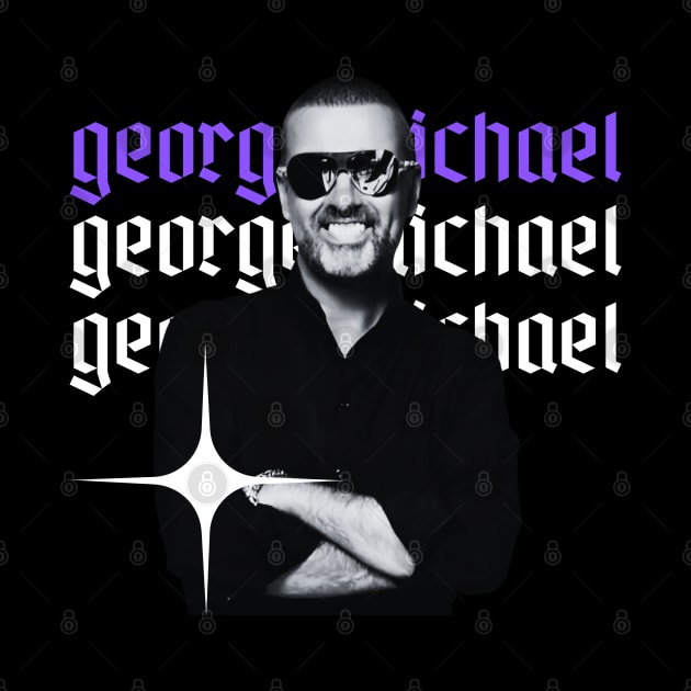 George michael x 80s retro by KawaKiwi