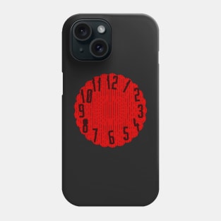 red clock Phone Case