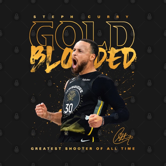 Steph Curry Gold Blooded by Juantamad