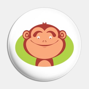 Cute monkey Pin