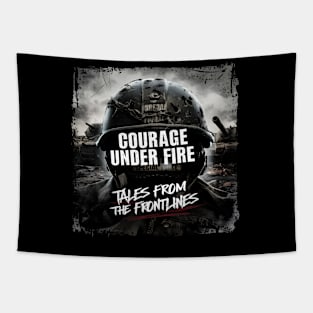 Courage Under Fire Tapestry