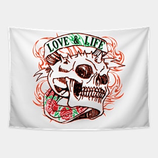 Love & Life by Grafixs©/ Miguel Heredia Tapestry