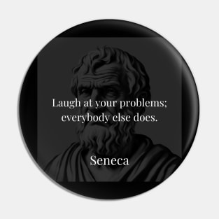 Seneca's Humor: Finding Lightness in Life's Challenges Pin