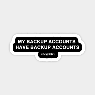 Backup Accounts Magnet