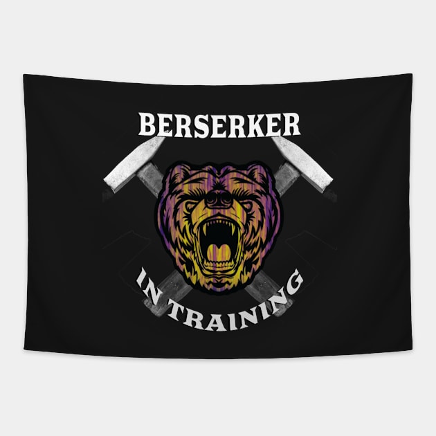 Berserker in Training Tapestry by Insaneluck