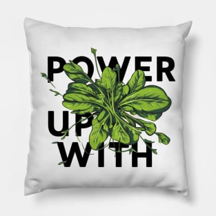 fuel energy with spinach Pillow