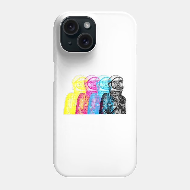 Astronaut Offset Phone Case by Wright Art