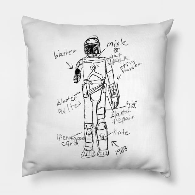 1988 Pillow by respectthefett