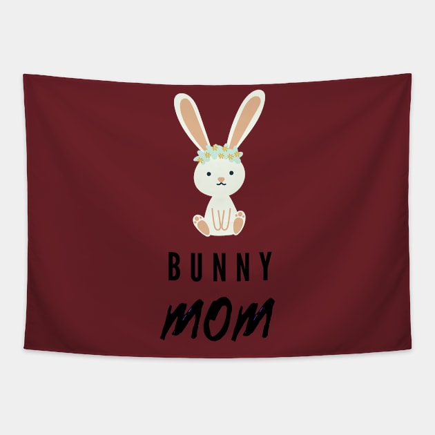 BUNNY MOM Tapestry by AdorableTees