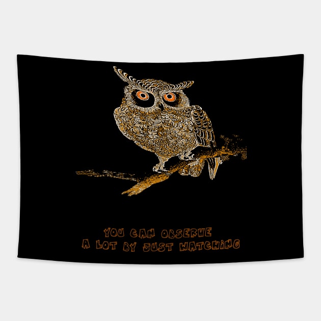 Night Owl Tapestry by optimustees