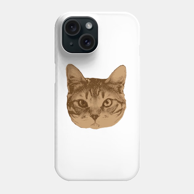 Portrait of cat _2 Phone Case by lisenok