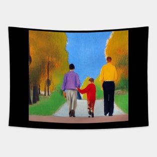 Walk Together Wanderlust Tapestry