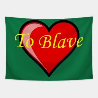 To Blave (Yellow) Tapestry