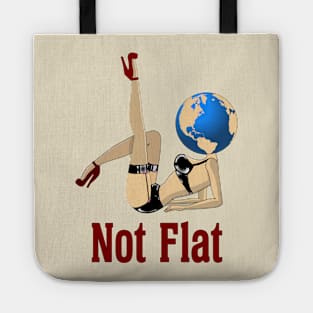 Earth Is Not Flat Tote