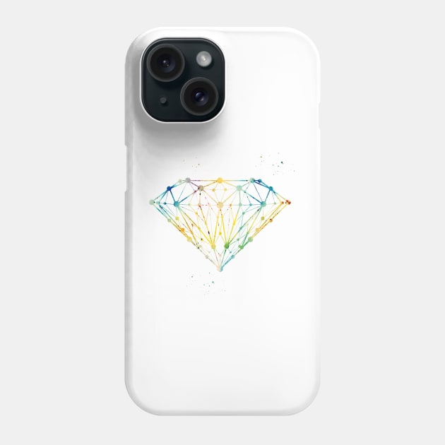 Diamond form Phone Case by erzebeth