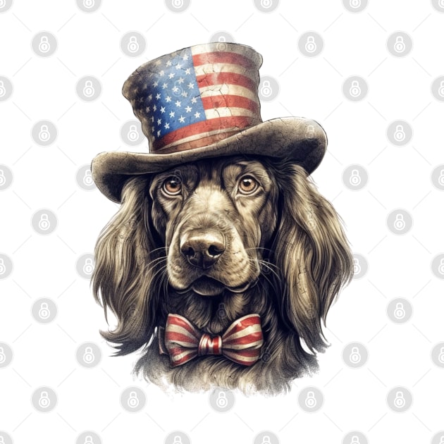 4th of July Dog Portrait by Chromatic Fusion Studio