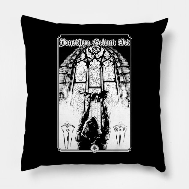 A Grand Offering Pillow by JonathanGrimmArt