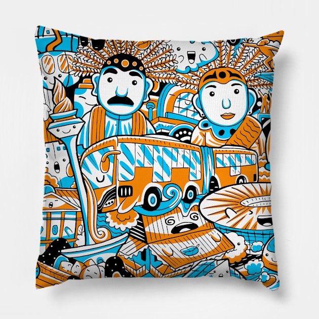 Jakarta City Pillow by MEDZ