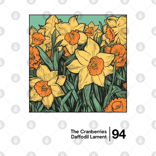 Daffodil Lament - Minimal Style Illustration Artwork by saudade