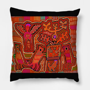 Shaman Animal Spirits Pillow