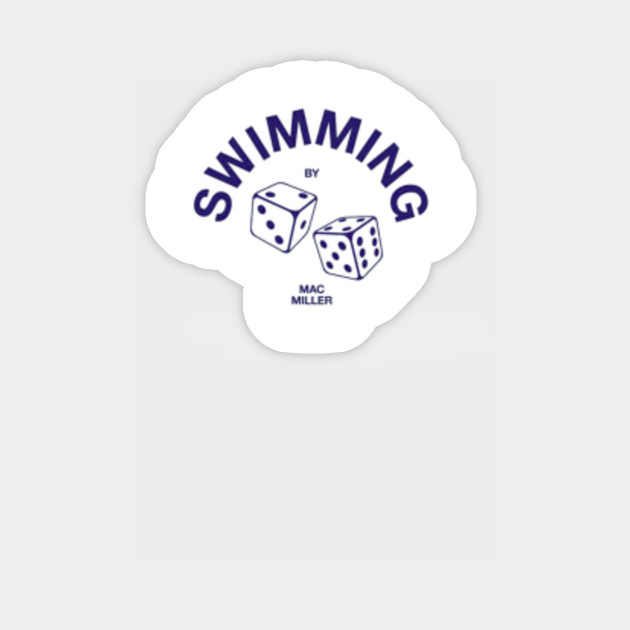 Mac Miller Swimming Design Mac Miller Sticker Teepublic Au
