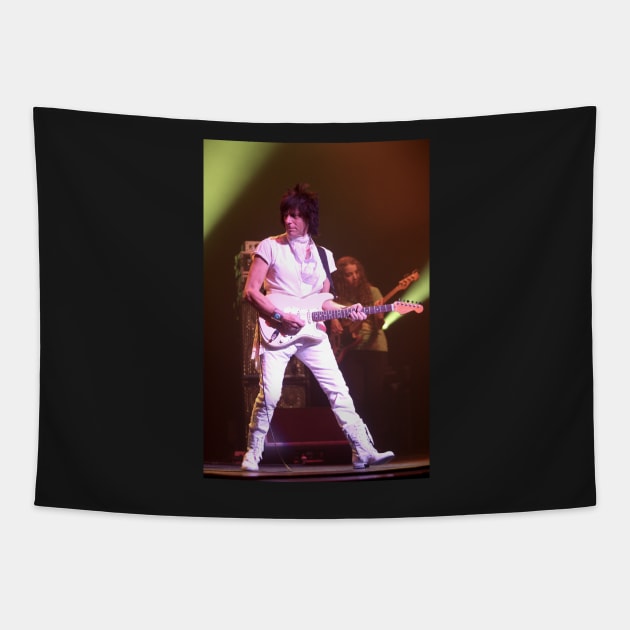 Jeff Beck Photograph Tapestry by Concert Photos