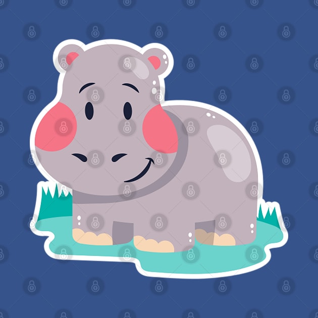 Happy Hefty Hippo by KarmicKal