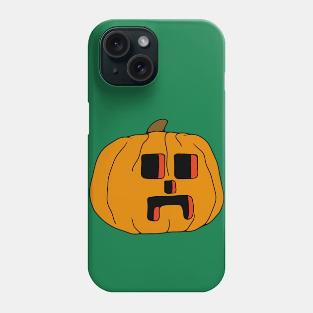 Pumpkin Creeper Phone Case by TASCHE