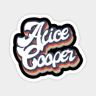 KakeanKerjoOffisial VintageColorAlice Cooper Magnet