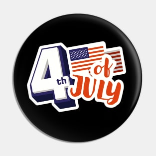 4th of july Pin