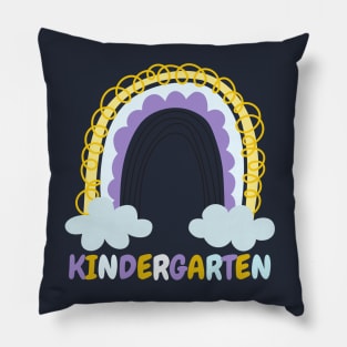 Kindergarten, First day of Kindergarten, First Day Of Preschool, Kindergarten Rainbow Back to School Gift Pillow