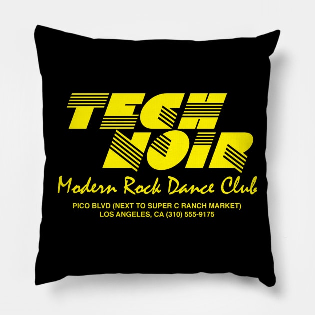 Tech Noir Pillow by Pop Fan Shop