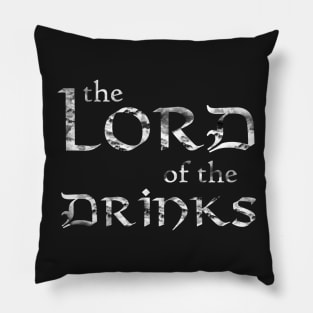 Lord of the Drinks Grunge Pillow