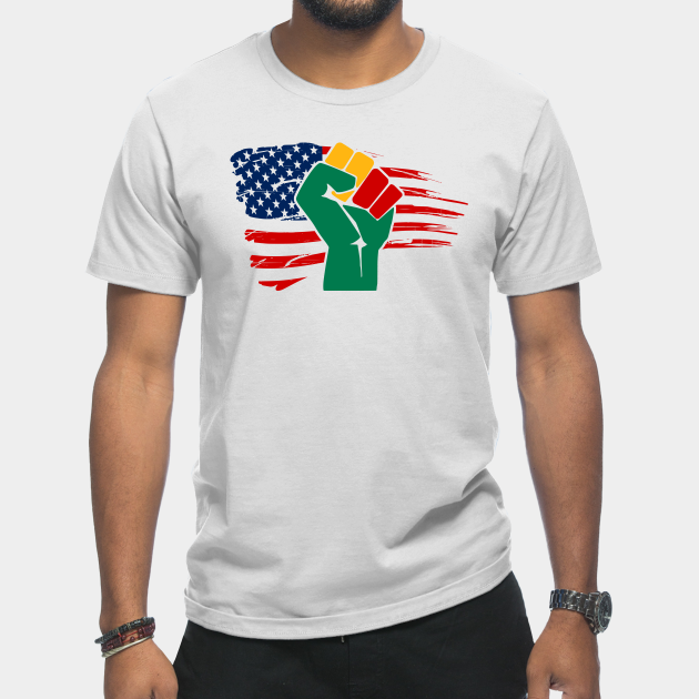 Discover Juneteenth african american BLM Fist Equality - Juneteenth - T-Shirt