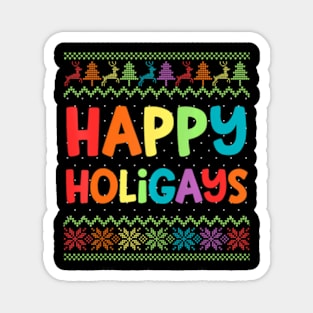 Gay Christmas  LGBT  Holigays Party Magnet