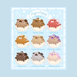 Pug Cake Menu T-Shirt