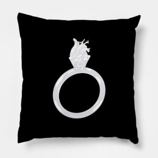 Engagement Design Pillow