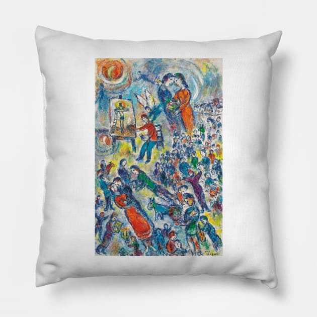 marc chagall le revedu peintre Pillow by rnstcarver